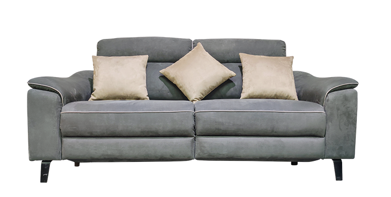 Modern simple high elastic leisure leather sofa